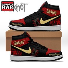 Slipknot Music Fans Gift Air Jordan 1 Hightop Shoes Slipknot Music Fans Gift Air Jordan 1 Hightop Shoes are the perfect collectible for true music enthusiasts and sneakerheads alike. These shoes not only reflect the iconic aesthetic of the legendary heavy metal band Slipknot but also embody the unique style and comfort that the Air Jordan brand is known for. Designed for both fashion and function, these hightop shoes are a must-have addition to any fan’s wardrobe. Crafted with meticulous a Breathable Lace-up Sneakers For Skateboarding, Casual Lace-up Jordan Shoes For Streetwear, Hip Hop Sneakers With Round Toe For Streetwear, Breathable Jordan Shoes With Round Toe For Streetwear, Breathable Jordan Shoes For Streetwear, Casual Jordan Lace-up Shoes For Streetwear, Custom Lace-up Synthetic Sneakers For Streetwear, Hip Hop Low-top Sneakers For Streetwear, Hip Hop Sneakers With White Sole For Streetwear