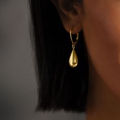 Ross-Simons - 18kt Yellow Gold Teardrop Earrings. Simply stated, these shiny teardrop earrings let the beauty of 18kt yellow gold speak for itself. Hanging length is 1 1/4". Leverback, 18kt yellow gold teardrop earrings. Luxury Teardrop Tarnish Resistant Earrings, Luxury Tarnish-resistant Teardrop Earrings, Modern Yellow Gold Teardrop Pierced Earrings, Modern Yellow Gold Pear-shaped Drop Earrings, Luxury Teardrop Jewelry With Shiny Finish, Modern Yellow Gold Pear-shaped Drop, 14k Gold Drop Teardrop Earrings, 14k Gold Teardrop Earrings, 14k Gold Teardrop Drop Earrings