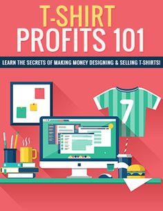 T-Shirt Profits 101: Learn the secrets of Making Money Designing and Selling T-Shirts.. Find out how to choose profitable t-shirt designs, even if you don't know the first thing about graphic design. Discover the secrets to promoting your t-shirts without spending a fortune on marketing designs that might not sell well. Learn how to choose the right company to print your t-shirts! Tshirt Printing Business, Money Design, Successful Online Businesses, Buy Tshirts, Printing Business, Create T Shirt, Georgia Bulldogs, Atlanta Falcons, Business Entrepreneur