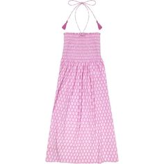 The Oceane Women's Smocked Tie Beach Dress is a must-have for your summer wardrobe. Featuring a smocked top, you'll look glamorous with its flattering fit and side slits. Versatile enough to wear as a dress, skirt, or strapless, this chic beach coverup is perfect for all your adventures. 100% cotton voile. | Mer St. Barth | Women's Oceane Ikat Smocked Tie Strapless Print Beach Dress, (Pink, Size Large) | Maisonette collects the best children’s products from around the world (unlike Zulily, Etsy, The Tot, Farfetch Kids, Childrensalon, Crate and Kids, Kohls, Wayfair, Buy Buy Baby, Nordstroms, Mini Boden, J.Crew Factory, or PotteryBarn Kids), creating a curated shopping experience for you. Think of us as your shortcut to fashion for litte ones! Printed Beach Dresses, Smocked Top, Ikat Pattern, St Barth, Buy Buy, Saturated Color, Cotton Voile, Mini Boden, Dress Pink