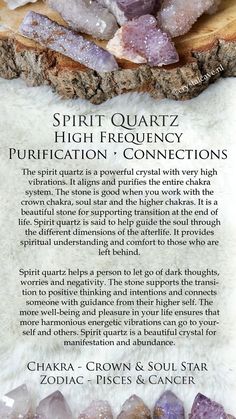 Quartz Meaning, Spirit Quartz, Crystal Therapy, Meditation Crystals