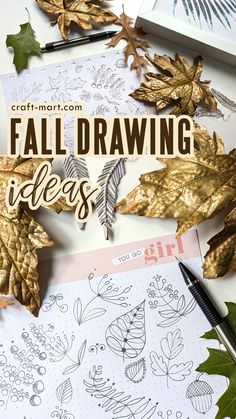 easy fall doodles Crafting Hobbies, Fall Coffee Drinks, Wellness Ideas, Fall Drawings, Fall Vignettes, Drawing Ideas Easy