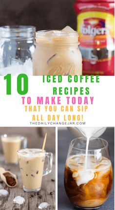 iced coffee recipes to make today that you can sip all day long and save money