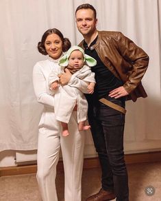 Clever Halloween Costumes For Family Of 3, Et Family Halloween Costumes, Three People Family Halloween Costumes, Family 3 Costumes, Family Of 3 Star Wars Costume, Halloween Costumes Family Of 3 Baby Boy, Family Halloween Costumes For 3 With Baby, Baby Halloween Costumes For Boys Family, Halloween Ideas Family Of 3