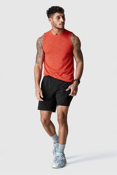 The All in One (Lined) FL2 male Activewear >> Mens >> Outfits regular Men Summer Athleisure, Male Pose Reference Action, Male Athleisure, Athletic Outfits Men Gym, Workout Outfit Men, Running Poses, Mens Workout Outfits, Gym Fits Men, Mens Activewear Fashion