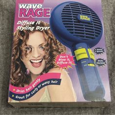 Wave Rage Diffuser Hair Blow Dryer 1250 Watts. New In Box Remington Hair Straightener, Diffuser Hair, Cordless Hair Straightener, Boar Bristle Hair Brush, Hair Dryer Diffuser, Hair Diffuser, Hair Blow Dryer, Detangling Hair Brush, Hot Rollers