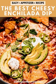 the best cheesy enchilada dip recipe