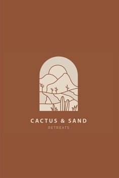 the logo for cactus and sand