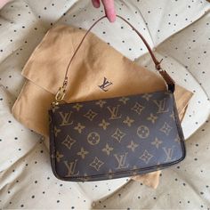 Louis Vuitton Pochette It’s In Really Great Condition, No Signs Of Wear Or Stains On The Exterior Or Interior Of The Bag. The The Strap Is In Good Condition As Well. The Hardware And Zipper Doesn’t Have Any Rub Offs. Comes With Dust Bag :) Measures Are 8.5” X 5” X 1.5” Date Code Ar1915 Made In France Feel Free To Msg Me For More Photos Or Additional Information:) Thank You For Viewing! Louis Vuitton Accessories Pochette, Luxury Purses Louis Vuitton, Louis Vuitton Pouchette, Louis Vuitton Pochette Accessories, Louis Vuitton Satchel, Louis Vuitton Pouch, Vision 2025, Vision Bored, Lv Pochette