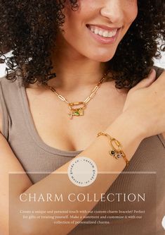 Explore our curated collection of personalized charms to add that perfect touch to your jewelry. Whether you're looking for something timeless or trendy, our charm designs are crafted to suit every style. #CharmCollection #PersonalizedJewelry #CustomGoodsCo #JewelryAddict #TimelessStyle #CharmBracelets #JewelryInspo #thecustomgoodsco #customjewelry #jewelry #handmadejewelry #finejewelry