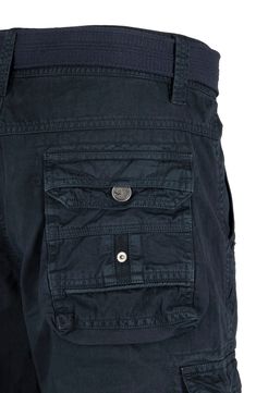 Belted snap button cargo shorts add laid-back style and everyday comfort to your wardrobe. Fit: this style fits true to size. 12.5" inseam; 12" rise 100% cotton Machine wash cold, tumble dry low Imported Pocket Design Fashion, Laid Back Style, Design Fashion, Mens Belts, Pocket Design, Flap Pocket, Snap Button, Cargo Shorts, Short Outfits