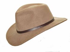 Outback Carpy Putty Crushable Wool Hat Country Style Wool Hat For Outdoor, Country Style Wool Felt Hat For Outdoor, Brown Country Style Felt Hat For Outdoor, Country Style Winter Felt Hat For Travel, Country Style Felt Hat For Winter Travel, Western Style Beige Felt Hat For Outdoors, Country Style Winter Travel Felt Hat, Beige Brimmed Felt Hat For Outdoor, Beige Western Felt Hat For Outdoor