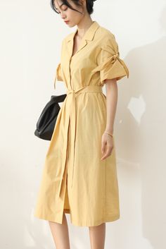 Charlotte Dress, Belted Shirt Dress, Dye Free, Parisian Chic, Classy Women, Shirt Collar, Minimalist Fashion, Women Clothing, Wrap Dress