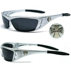 Choppers Motorcycle Riding Glasses Sunglasses - Silver Fame Black Lens C46 | eBay Glasses For Oval Faces, 2000s Sunglasses, Glasses For Round Faces, Black Mirror Frame, Luxury Glasses, Y2k Sunglasses, Uv400 Sunglasses, Silver Sunglasses, Uv Sunglasses