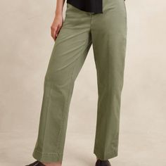 Made With Organically Grown Cotton And A Touch Of Spandex For Comfort And All Day Ease. Chino Pants Are Full Length And Feature Adjustable Button Tabs At Cuffs. Fabric Buckle Belt Included. Machine Washable. Summer Workwear Full Length Chinos, Summer Stretch Work Pants With Straight Cut, Spring Workwear Chinos Full Length, Spring Workwear Full-length Chinos, Versatile Cotton Wide Leg Full-length Pants, Versatile Wide Leg Full Length Cotton Pants, Versatile Full-length Cotton Wide Leg Pants, Versatile Straight Leg Cargo Pants, Versatile Full Length Cotton Wide Leg Pants