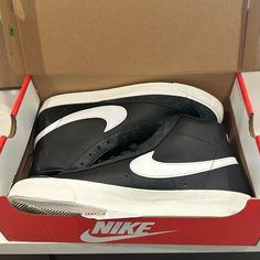 Brand New In Box Nike Blazer (High Tops) Size 12 Men’s Color: Black Shoes Nike Blazer, 12th Man, Nike Blazer, Shoes Nike, Black Nikes, Nike Men, Nike Shoes, High Tops, Athletic Shoes