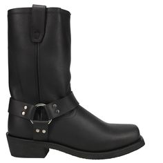 PRICES MAY VARY. Classic harness boot with double pull straps Oil-resistant sole Dingo Boots, Mens Motorcycle Boots, Boots Mid Calf, Dan Post Boots, Boot Companies, Harness Boots, Leather Harness, Motorcycle Boots, Brass Ring