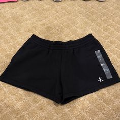 This Are Brand New Calvin Klein Comfy Sweat Shorts In Black. They Are A Size Small. Calvin Klein Shorts Woman, Sporty Calvin Klein Cotton Bottoms, Calvin Klein Bottoms With Elastic Waistband, Calvin Klein Cotton Shorts For Loungewear, Calvin Klein Loungewear Summer Shorts, Calvin Klein Spring Shorts, Calvin Klein Summer Loungewear Shorts, Calvin Klein Casual Summer Shorts, Calvin Klein Short Loungewear Bottoms