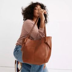 Bag Still Has Tag On. There Is A Faint Pen Stain On The Interior Of Bag Otherwise In Excellent Condition Made Of Genuine Cowhide In Cinnamon Brown Madewell Leather Bag, Madewell Tote, Madewell Transport Tote, Pen Stain, Madewell Bags, Cinnamon Brown, Genuine Leather Totes, Brown Leather Totes, Black Leather Tote