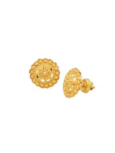 These 22ct gold stud earrings weigh 3.86 grams and are a stunning addition to any jewelry collection. Crafted with care and precision, these earrings offer both beauty and durability. Purity: 22ct gold Length : 1.4 cm Secure with back screw Hallmarked 22k Gold Round Earrings, 22k Gold Hallmarked Bridal Earrings, 22k Yellow Gold Bridal Earrings, 22k Yellow Gold Round Bridal Earrings, 22k Yellow Gold Round Earrings, Traditional Yellow Gold Diamond Earrings, Gold Stud Earrings, Gold Stud, Gold Earrings Studs