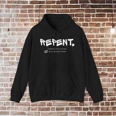 Unisex Hoodie - Religious, Inspirational, Christian, Motivational Gildan 18500 - *FREE SHIPPING on this item. Made with a medium-heavy fabric (8.0 oz/yd² (271 g/m that consists of 50% cotton and 50% polyester for that cozy feel and warmth you need in a hoodie. The classic fit along with the pouch pocket and the tear-away label make for a highly comfortable, scratch-free wearing experience. The color-matched drawcord and the double-lined hood add a stylish flair and durability that tie everything together. Made using 100% ethically grown US cotton. Gildan is also a proud member of the US Cotton Trust Protocol ensuring ethical and sustainable means of production. The blank tee's dyes are OEKO-TEX-certified dyes with low environmental impact. Fabric blends: Heather Sport colors - 60% polyeste Hip Hop Cotton Hoodie Pre-shrunk, Pre-shrunk Hooded Sweatshirt For Streetwear, Black Relaxed Fit Pre-shrunk Hoodie, Relaxed Fit Black Hoodie, Cotton Streetwear Hoodie, Pre-shrunk Hoodie For Streetwear In Winter, Pre-shrunk Hoodie For Winter Streetwear, The Pouch, Pocket Pouch