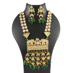 This is a stunning handmade necklace perfect for high end Jewelry Collector, a keeper in Traditional Vintage Indian/Pakistani Bridal jewelry and a Luxury Gift for your Daughter, Sister or Wife on Wedding or Anniversary. Perfect for any type of occasions, weddings And celebrations and a beautiful & memorable gift for weddings and special occasions. Description  Item Code:- L8006 Item Name:- Natural Polki Diamond Necklace Set   Necklace Measures- 13" Long Adjustable with a Dori/Cord Earring Measures- 83x26mm approx Quantity- One Necklace Set Please see more different designs here:- https://www.etsy.com/in-en/shop/LUCKYJEWELSART?ref=seller-platform-mcnav I make every item of my collection with a lot of love and care, I pay attention to every detail.  You are more than welcome to contact me fo Luxury Meenakari Bridal Necklace, Luxury Meenakari Necklace As A Gift, Luxury Meenakari Beaded Bridal Necklace, Polki Diamond Necklace, Pakistani Bridal Jewelry, High End Jewelry, Diamond Necklace Set, Elephant Necklace, Set Necklace