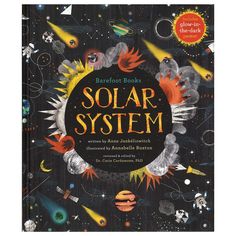 the book cover for barefoot books solar system