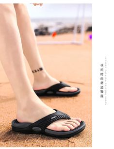 SPECIFICATIONS Men Shoes Men's Summer Breathable Beach Shoes Cool Sandals Massage Flip Flops Size 40-45 Brand Name: ARTEMISIA Shoes Type: Flip Flops Applicable Place: Outside Origin: Mainland China CN: Fujian Season: Summer Upper Material: EVA Fit: Fits true to size, take your normal size Insole Material: EVA Lining Material: NONE Item Type: Slippers Fashion Element: Platform Department Name: Adult Outsole Material: EVA Heel Height: Low (1cm-3cm) Style: LEISURE Pattern Type: Mixed Colors Black Non-slip Slippers For Beach, Black Sandals With Cushioned Footbed For Beach, Black Toe Post Flip Flops For Beach Season, Black Breathable Sport Sandals For Vacation, Black Sport Sandals For Beach Season, Black Sport Sandals For Beach, Black Sport Sandals For The Beach, Black Closed Toe Sport Sandals For Beach, Black Round Toe Flip Flops For Beach Season