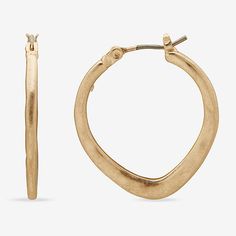 Included: 1 Pair of EarringsEarring Back: PostMetal Color: Gold ToneEarring Length: 27.4mmEarring Width: 23.8mmCare: Wipe CleanEarrings Type: Post EarringsEarrings Style: Hoop EarringsMetal: ZincCountry of Origin: Imported Everyday Hoop Earrings With Hinged Closure, Hinged Hoop Huggie Earrings, Earrings Hoop, Earrings Color, Jewellery And Watches, Gold Tones, Hoop Earrings, Women Jewelry, Yellow