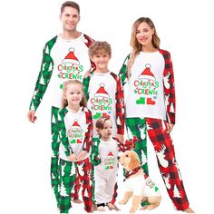 PRICES MAY VARY. [Festive Style] - These matching family Christmas pajamas showcase charming elements like elk prints, Christmas trees, Elves, and dinosaurs, all paired with timeless plaid pants. They add a delightful touch to your holiday celebrations [Celebrate Holiday] - Wear our Matching Family Pajamas for a host of festive activities. Perfect for snapping family photos on Christmas morning, baking holiday cakes, exchanging gifts, decorating the tree, lighting candles, singing carols, distributing candy, or hosting cozy movie nights [High Quality Materials] - Our Family Pajamas Matching Sets for the Family are made from skin-friendly, gentle materials, offering superior elasticity. These PJs are breathable, soft, and comfy, while resisting pilling for long-lasting wear [Easy Care and S Girls Christmas Pjs, Christmas Pjs Women, Toddler Christmas Pajamas, Baby Christmas Pajamas, Boys Christmas Pajamas, Girls Christmas Pajamas, Christmas Pjs Family, Baking Holiday, Pajamas Matching