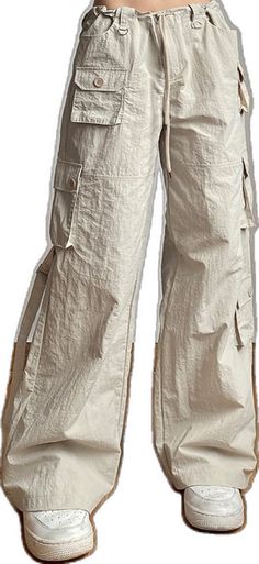 Beige Cargo Pants, Casual Cargo Pants, Khaki Cargo Pants, Sweatpants Style, Wide Leg Sweatpants, Baggy Pants, Baggy Pant, Cargo Pocket, Cargo Pants Women