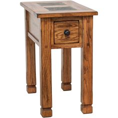 Sedona Chairside Table - QK1014051_SUNN_PRI_OL Transitional Traditional, Chairside Table, Drawer Glides, Chair Side Table, Sedona, Accent Table, End Table, End Tables, Remote Control