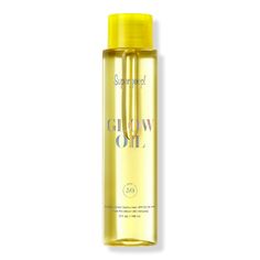 Glow Oil SPF 50 Dry Body Oil Sunscreen - BenefitsSunscreen body oil with argan oil for daily skincare benefitsWater and sweat-resistant for 80 minutesApply anywhere from the bathroom to the beach for glowing, protected skinHelps protect against future UV damage with expert SPF 50Key IngredientsGrapeseed Oil: A skin-loving oil to nourish & help protect from environmental aggressorsArgan Oil: High in vitamin E & fatty acids, nourishes skin without feeling greasyMeadowfoam Seed Oil: Nourishes skin Lip Sunscreen, Dry Body Oil, Glow Oil, Body Moisturizers, Body Sunscreen, Dry Oil, Bath And Body Care, Body Serum, Body Moisturizer