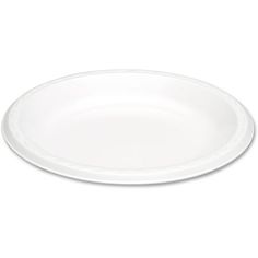 a white plate on a white background