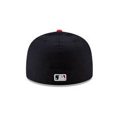 Wear what the players wear! The Atlanta Braves Authentic Collection Home 59FIFTY Fitted cap features a team color fabrication with an embroidered Braves logo on the front and an embroidered MLB Batterman on the back. Contrasting the cap is a red visor. Navy Fitted Hat With Embroidered Logo For Sports, Classic Sports Hats For Baseball Season, Team-colored Six-panel Fitted Hat For Baseball Season, Team-colored Six-panel Fitted Hat For Sports, Sports Team Logo Fitted Baseball Cap, Team-colored Fitted Hat With Embroidered Logo For Baseball Season, Team-colored Fitted Hat For Baseball Season, Baseball Season Fitted Hat With Team Logo, Baseball Season Fitted Cap Fan Gear