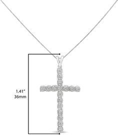 This beautiful piece of jewelry is not only a symbol of devotion and faith but also a true work of art. This gorgeous cross pendant features miracle set promo quality diamonds. The unique miracle-plate setting, which centers each genuine diamond in a mirror-finish, high-polish frame, gives the illusion of much larger stones. This diamond pendant comes with a matching box chain necklace with a spring ring clasp. The contemporary yet classic 18Ã¢â‚¬Â box chain complements any neckline beautifully Plate Setting, Box Chain Necklace, Diamond Cross Pendants, Bridal Bands, Cross Pendant Necklace, Bracelet Collection, Fine Earrings, Pendant Bracelet, Earrings Collection