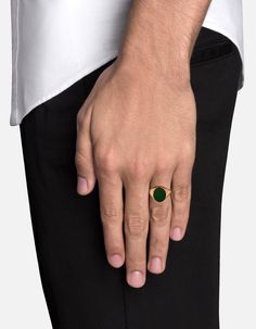 Gold Pinky Ring, Jasper Ring, Chalcedony Ring, Ring Men, Green Enamel, Fine Earrings, Men's Rings, Cuff Earrings, Silver Enamel