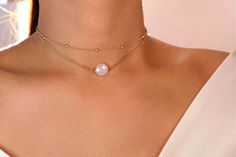 adjustable choker: - shortest: 38 cm - longest: 43.7 cm Adjustable Delicate Crystal Choker Necklace, Delicate Adjustable Crystal Choker Necklace, Delicate Adjustable Crystal Choker, Dainty Crystal Choker Necklace With Adjustable Chain, Dainty Adjustable Opal Necklace, Dainty Opal Adjustable Necklace, Opal Choker, Opalite Necklace, Necklace Opal