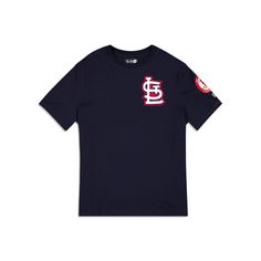 The St. Louis Cardinals Coop Logo Select T-Shirt features a chenille applique Cardinals logo at the left chest with an alternate team logo patch embroidered at the left arm and team script at the rear.Fabric: 93% Cotton, 7% Spandex Coop Logo, Chenille Applique, St Louis Cardinals, Cardinals, Coop, St Louis, Team Logo, Patch Logo, The Selection