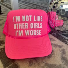 foam mesh back trucker hat Holiday Trucker Hats, Funny Trucker Hat Quotes, Casual Party Trucker Hat, Mesh Trucker Snapback Hat With Letter Print, Spring Snapback Hat With Letter Print, Pink Mesh Trucker Baseball Cap, Pink Mesh Snapback Baseball Cap, Party Trucker Snapback Hat, Trucker Mesh Hat With Letter Print