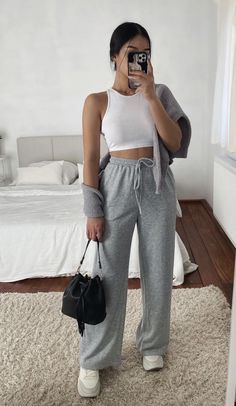 Casual Sporty Outfits, Spring Break Outfit, Causal Outfits, Cute Lazy Outfits, Pinterest Fashion, Spring Looks, Mode Streetwear, Mom Outfits