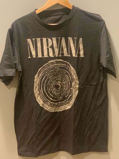 1991 Nirvana 'Vestibule' T-Shirt: A Rare Grunge Era Gem - Vintage Band Shirts 90s Grunge Outfits, Types Of Cotton Fabric, Nirvana Music, Grunge Outfits Men, Vintage Band Shirts, Depth And Complexity, Nirvana Shirt, Vintage Band T Shirts, Shirt Wrinkles