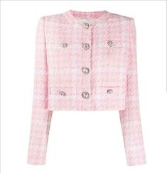 Women's Designer Jewelry Buttons Knitted Tweed Pink Crop Blazer Jacket Outwear Item description Brand Unbranded Department Women Outer Shell Material Polyester Size XL Size Type Regular Style Blazer Type Blazer Collar Style Shawl Garment Care Hand-wash only Season All seasons Year Manufactured 2020 Accents Button Closure Button Fabric Type Tweed Features All Seasons Insulation Material Polyester Jacket/Coat Length Cropped Lining Material Polyester Occasion casual, party, Holiday Theme Designer Maxton Hall, Cropped Jackets, Knit Tweed, Devils Night, Princess Fashion, Outfit Classy, Outer Women, Tweed Shorts, Cropped Blazer Jacket