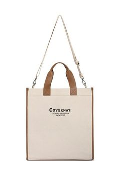 KOODING carries the latest Covernat shoulder bags. KOODING is the global leading shopping website in providing authentic Korean fashion, beauty and lifestyle items, including clothing, cosmetics, shoes, accessories, and bags in affordable, fast, easy, and safe way. Cream Canvas Bag With Adjustable Strap For Shopping, Cream Canvas Bag With Dust Bag For Daily Use, Cream Canvas Shopping Bag, Shoulder Bags For Women, Woman Bags Handbags, Shopping Website, Beauty And Lifestyle, Shopping Websites, Canvas Tote Bag