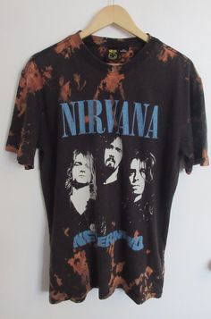 Reverse tie dyed Nirvana, Nevermind band tee washed black with blue writing featuring Kurt, Krist, and Dave in white one small photos 1-3 2x medium photos 4-9 one XL  reverse dyed in Western Australia Edgy Black Stonewashed T-shirt, Black Stonewashed Band Merch T-shirt, Acid Wash Grunge T-shirt For Alternative Fashion, Grunge Tie-dye Festival Tops, Acid Wash Stonewashed Tops For Band Merch, Grunge Tie Dye Festival Top, Grunge Tie Dye Tops For Festival, Acid Wash Grunge T-shirt For Festivals, Festival Acid Wash Soft-washed T-shirt