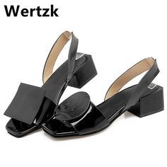 Shipping: Worldwide Express Shipping Available Delivery time: 🚚7-15Days Fast Shipping Returns: Fast refund,💯100% Money Back Guarantee. Brand Name: WertzkHeel Height: Med (3cm-5cm)With Platforms: YesPlatform Height: 0-3cmSandal Type: BasicOrigin: Mainland ChinaOccasion: PartyUpper Material: Patent LeatherOutsole Material: RubberBack Counter Type: Back StrapPattern Type: SolidSide Vamp Type: OpenFit: Fits true to size, take your normal sizeStyle: sexyHeel Type: Square heelLinin Casual Summer Sandals, Sandals Summer, Summer Casual, Womens Sandals, High Heels, Square, Sandals, Heels