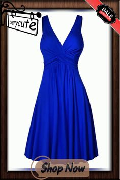 Women Elegant Pure Color Deep V-neck Dress Knee Length Backless Evening Dresses Sleeveless Slim Fit Pleated Dress Plus Size Blue Stretch Sleeveless V-neck Dress, Elegant Sleeveless V-neck Dress For Beach, Elegant Stretch Halter Dress With V-neck, Beach Stretch V-neck Halter Dress, Sleeveless V-neck Sundress For Party, Elegant Stretch Sleeveless Dress For Beach, Elegant Stretch Sleeveless Beach Dress, Blue Stretch V-neck Sleeveless Dress, Elegant Sleeveless V-neck Beach Dress