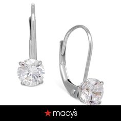 in stock Macy's Earrings With Prong Setting, Elegant Macy's Hoop Earrings With Prong Setting, Macy's Cubic Zirconia Round Cut Earrings, Macy's Round Cubic Zirconia Earrings, Cubic Zirconia Hoop Earrings, Mens Cologne, Mens Gift Sets, Pump Sandals, White Rose Gold