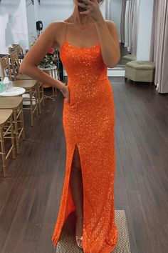 Details： Product :gh2238 Fabric：as picture shown Sleeves：sleeveless Color：As Picture,Custom color Back Details: as picture shown Orange Sleeveless Dress For Prom Season, Orange Sleeveless Dresses For Prom Season, Sleeveless Orange Prom Dress, Formal Prom Dresses Long, Green Sequins, Dress Measurements, Mermaid Fashion, Formal Dresses Prom, Evening Party Dress