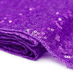 the purple sequins on this fabric are very pretty and soft, but it doesn't look like they have any other sequins in them